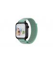 Savefamily Reloj Inteligente Infantil SaveWatch Plus con GPS y Llamada - IP67 - Boton SOS - Carcasa Negra - Correa Tela Verde
