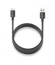NGS ZYRO-AC Cable USB-C a USB-A - Cargar Rapida - 480 Mbps - 15W - 1 Metro - Color Negro