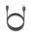 NGS ZYRO-AC Cable USB-C a USB-A - Cargar Rapida - 480 Mbps - 15W - 1 Metro - Color Negro