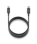 NGS ZYRO 60W-1 Cable USB-C a USB-C - Cargar Rapida - 480 Mbps - 15W - 1 Metro - Color Negro