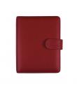 Finocam Open Piel Andrea Agenda Organizador - Formato 500 - 165x40x210mm - Semana Vista en Vertical - Color Burdeos