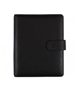 Finocam Open Piel Andrea Agenda Organizador - Anual 2026 - Formato 1000 - 205x43x249mm - Semana Vista en Vertical - Color Negro