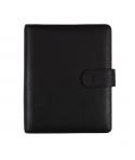 Finocam Open Piel Andrea Agenda Organizador - Anual 2026 - Formato 1000 - 205x43x249mm - Semana Vista en Vertical - Color Negro