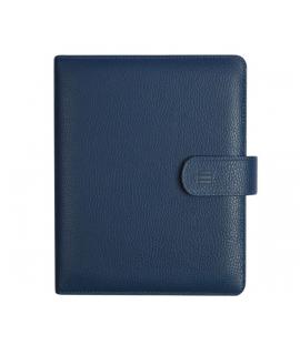 Finocam Open Piel Andrea Agenda Organizador - Formato 1000 - 205x43x249mm - 1 Dia por Pagina - Color Azul