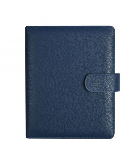Finocam Open Piel Andrea Agenda Organizador - Formato 1000 - 205x43x249mm - 1 Dia por Pagina - Color Azul