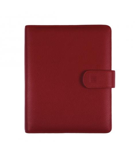 Finocam Open Piel Andrea Agenda Organizador - Formato 1000 - 205x43x249mm - 1 Dia por Pagina - Color Burdeos