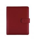 Finocam Open Piel Andrea Agenda Organizador - Formato 1000 - 205x43x249mm - 1 Dia por Pagina - Color Burdeos