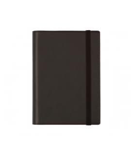 Finocam Duoband Agenda con Bloc de Notas - Anual 2026 - Formato E5 - 130x15x192mm - Semana Vista Horizontal - Color Negro