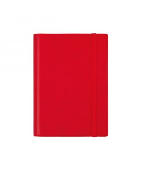 Finocam Duoband Agenda con Bloc de Notas en Catalan - Anual 2026 - Formato E5 - 130x15x192mm - Semana Vista Horizontal - Color R