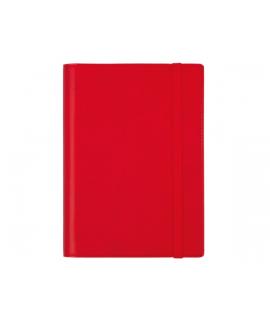 Finocam Duoband Agenda - Anual 2026 - Bloc de Notas - Formato E5 - 136x25x192mm - 1 Dia por Pagina - Color Rojo