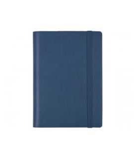 Finocam Duoband Agenda con Bloc de Notas en Catalan - Anual 2026 - Formato E5 - 136x25x192mm - 1 Dia por Pagina - Color Azul