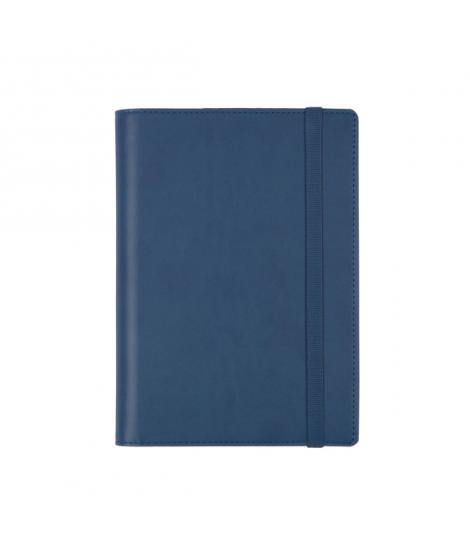 Finocam Duoband Agenda con Bloc de Notas en Catalan - Anual 2026 - Formato E5 - 136x25x192mm - 1 Dia por Pagina - Color Azul