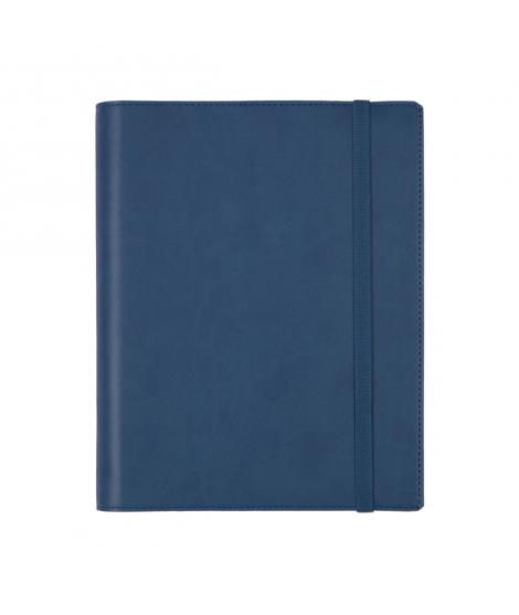 Finocam Duoband Agenda con Bloc de Notas en Catalan - Anual 2026 - Formato E10 - 176x28x226mm - 1 Dia por Pagina - Color Azul