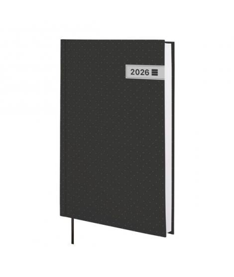 Finocam Dynamic Porto Design Agenda - Anual 2026 - Tapa Dura - Formato Y10 - 145x23x210mm - 1 Dia por Pagina - Color Negro
