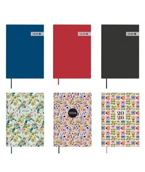 Finocam Dynamic Porto Pack de 7 Agendas Surtidas en Catalan - Anual 2026 - Formato Y10 - 1 Dia por Pagina - Color Surtidos