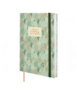 Finocam Dynamic Berlin Agenda - Anual 2026 - Cierre de Goma - Formato Y10 - 145x28x210mm - 1 Dia por Pagina - Tematica de Hojas