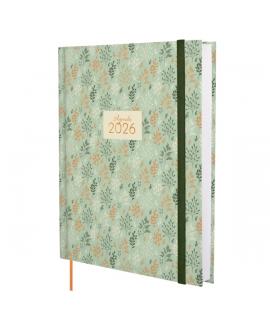 Finocam Dynamic Berlin Agenda - Anual 2026 - Cierre de Goma - Formato Y12 - 216x30x278mm - 1 Dia por Pagina - Tematica de Hojas