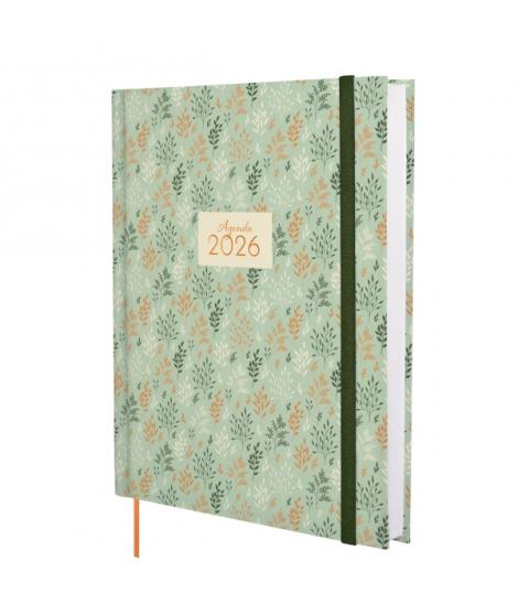 Finocam Dynamic Berlin Agenda - Anual 2026 - Cierre de Goma - Formato Y12 - 216x30x278mm - 1 Dia por Pagina - Tematica de Hojas