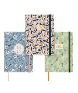 Finocam Dynamic Berlin Pack de 4 Agendas - Anual 2026 - Cierre de Goma - Formato Y10 - 1 Dia por Pagina - Color Surtidos