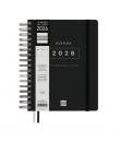 Finocam Tempus Agenda de Espiral - Anual 2026 - Tapa Extradura - Cierre de Goma - Formato 1/4 - 157x217mm - 1 Dia por Pagina - C