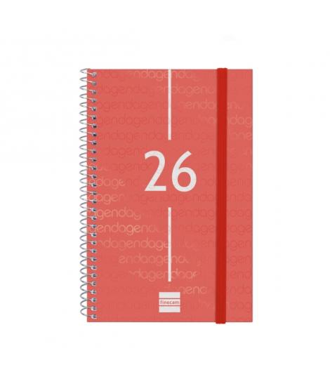 Finocam Year Agenda de Espiral en Catalan - Anual 2026 - Tapa Ligera - Formato E5 - 217x14x297mm - Semana Vista Horizontal - Col