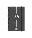 Finocam Year Agenda de Espiral en Catalan - Anual 2026 - Tapa Ligera - Formato E5 - 217x14x297mm - Semana Vista Horizontal - Col