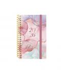 Finocam Design Collection Agenda de Espiral - Anual 2026 - Tapa Ligera - Formato E3 - 85x14x127mm - Semana Vista Horizontal - Co