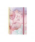 Finocam Design Collection Agenda de Espiral - Anual 2026 - Tapa Ligera - Formato E5 - 124x14x181mm - Semana Vista Horizontal - C