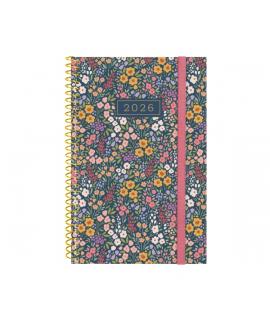 Finocam Design Collection Agenda de Espiral - Anual 2026 - Tapa Ligera - Formato E5 - 124x14x181mm - Semana Vista Horizontal - T