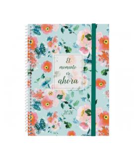 Finocam Design Collection Agenda de Espiral - Anual 2026 - Tapa Ligera - Formato E10 - 162x14x212mm - Semana Vista Horizontal - 