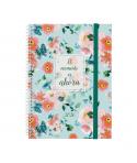 Finocam Design Collection Agenda de Espiral - Anual 2026 - Tapa Ligera - Formato E10 - 162x14x212mm - Semana Vista Horizontal - 