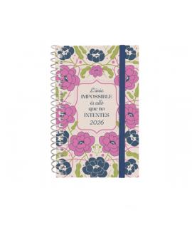 Finocam Design Collection Agenda de Espiral en Catalan - Anual 2026 - Tapa Ligera - Formato E3 - 85x14x127mm - Semana Vista Hori