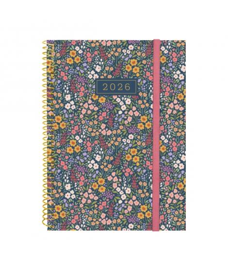 Finocam Design Collection Agenda de Espiral en Catalan - Anual 2026 - Tapa Ligera - Formato E10 - 162x14x212mm - Semana Vista Ho