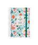 Finocam Design Collection Agenda de Espiral - Anual 2026 - Tapa Ligera - Formato E5 - 132x25x181mm - 1 Dia por Pagina - Tematica