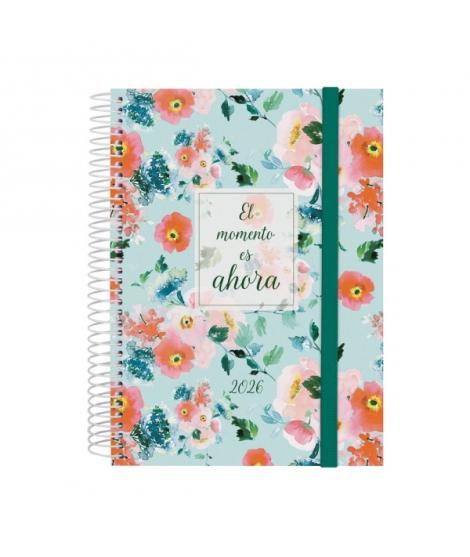 Finocam Design Collection Agenda de Espiral - Anual 2026 - Tapa Ligera - Formato E10 - 172x29x212mm - 1 Dia por Pagina - Tematic