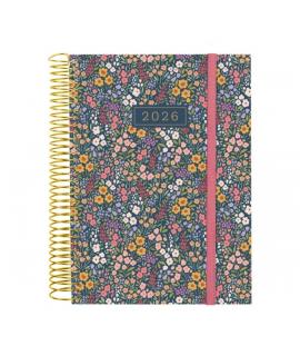 Finocam Design Collection Agenda de Espiral - Anual 2026 - Tapa Ligera - Formato E10 - 172x29x212mm - 1 Dia por Pagina - Tematic