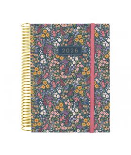 Finocam Design Collection Agenda de Espiral en Catalan - Anual 2026 - Tapa Ligera - Formato E10 - 172x29x212mm - 1 Dia por Pagin