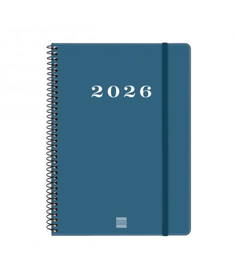 Finocam My Agenda de Espiral en Catalan - Anual 2026 - Tapa Dura Antirayaduras - Formato E10 - 171x9x212mm - Semana Vista Horizo