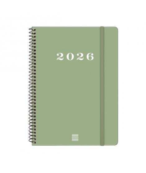 Finocam My Agenda de Espiral en Catalan - Anual 2026 - Tapa Dura Antirayaduras - Formato E10 - 171x9x212mm - Semana Vista Horizo