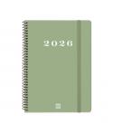 Finocam My Agenda de Espiral en Catalan - Anual 2026 - Tapa Dura Antirayaduras - Formato E10 - 171x9x212mm - Semana Vista Horizo