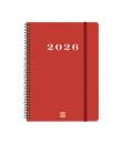 Finocam My Agenda de Espiral en Catalan - Anual 2026 - Tapa Dura Antirayaduras - Formato E10 - 171x9x212mm - Semana Vista Horizo