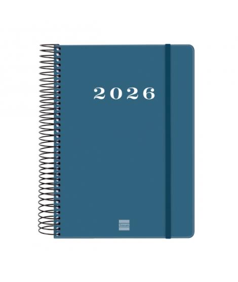 Finocam My Agenda de Espiral en Catalan - Anual 2026 - Tapa Dura Antirayaduras - Formato E10 - 185x20x212mm - 1 Dia por Pagina -