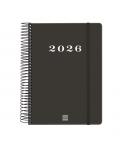 Finocam My Agenda de Espiral en Catalan - Anual 2026 - Tapa Dura Antirayaduras - Formato E10 - 185x20x212mm - 1 Dia por Pagina -