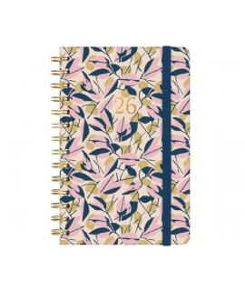 Finocam You Agenda de Espiral - Anual 2026 - Planificador - Cierre de Goma - Formato E5 - 131x19x190mm - Semana Vista Horizontal