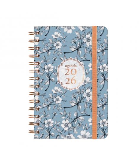 Finocam You Agenda de Espiral en Catalan - Anual 2026 - Planificador - Cierre de Goma - Formato E5 - 131x19x190mm - Semana Vista