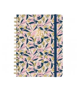 Finocam You Agenda de Espiral en Catalan - Anual 2026 - Planificador - Cierre de Goma - Formato E10 - 172x19x220mm - Semana Vist