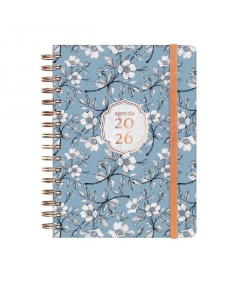 Finocam You Agenda de Espiral - Anual 2026 - Planificador - Cierre de Goma - Formato E10 - 180x30x220mm - 1 Dia por Pagina - Tem