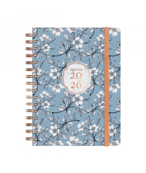 Finocam You Agenda de Espiral en Catalan - Anual 2026 - Planificador - Cierre de Goma - Formato E10 - 180x30x220mm - 1 Dia por P