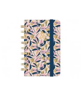 Finocam You Agenda de Espiral - Anual 2026 - Planificador - Cierre de Goma - Formato E3 - 93x19x135mm - Semana Vista Horizontal 