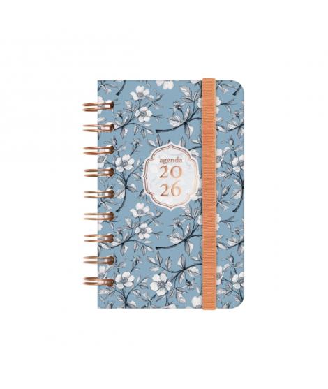 Finocam You Agenda de Espiral - Anual 2026 - Planificador - Cierre de Goma - Formato E3 - 93x19x135mm - Semana Vista Horizontal 